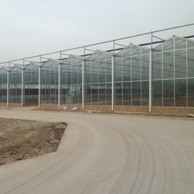 Automatic Control Intelligent Agricultural Glass Greenhouse For Sale Farm Cooling Shading Irrigation System